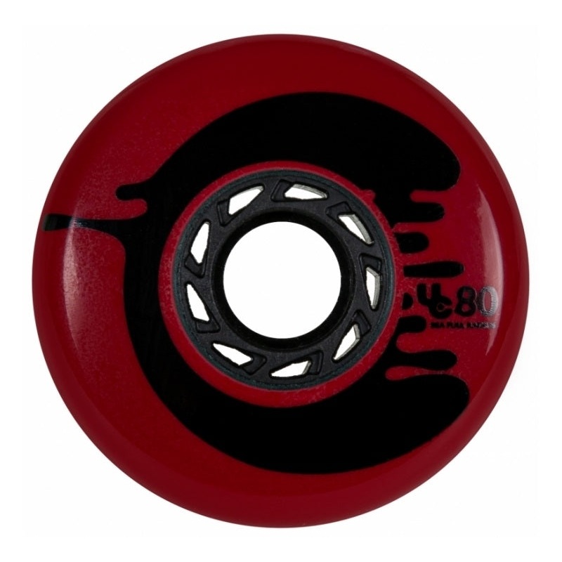 Undercover Cosmic Rosche Red Wheels Full Radius 80mm 88a - Set of 4