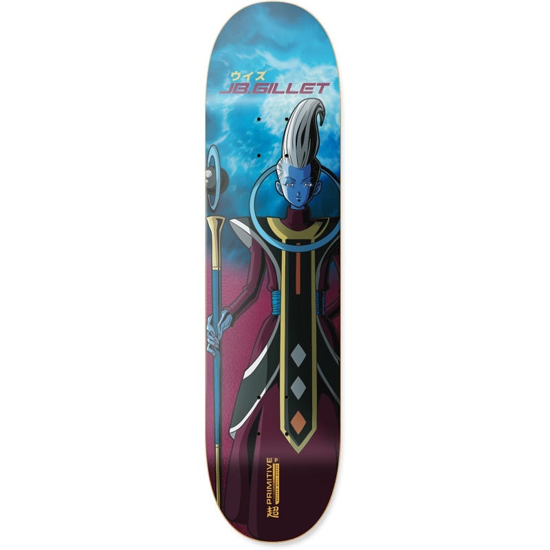 Dragon Ball Super x Primitive Skate JB Gillet Whis Skateboard Deck - 8.38"