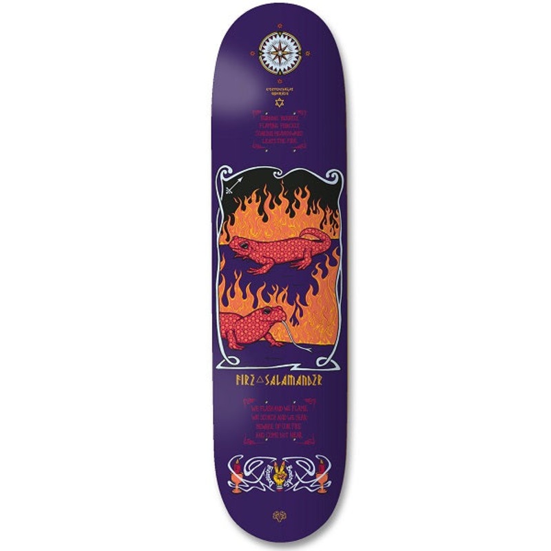 Drawing Boards Salamander Skateboard Deck - 8.5"