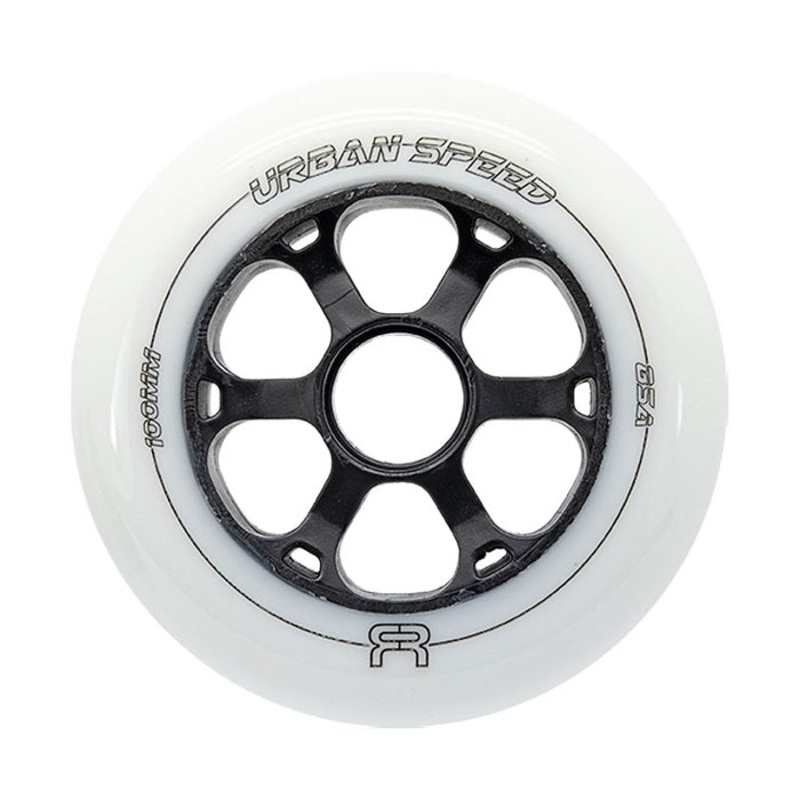 FR Urban Speed Inline Skate Wheels - 100mm 85a Set of 4