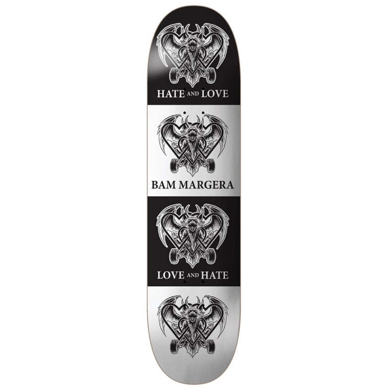 Heart Supply Bam Margera Love and Hate Deck - 8.0"
