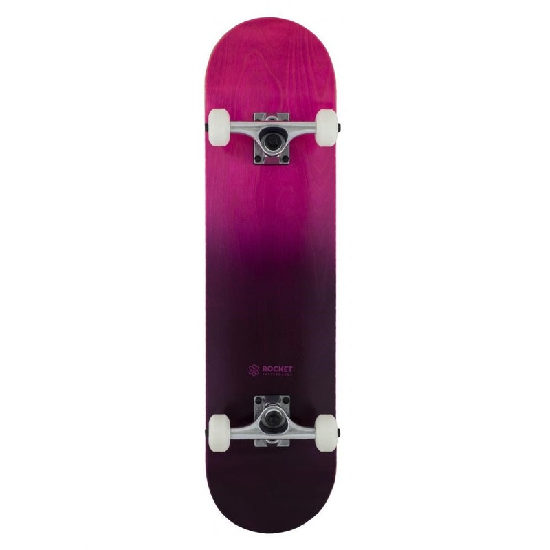 Rocket Double Dipped Purple Skateboard - 7.75"