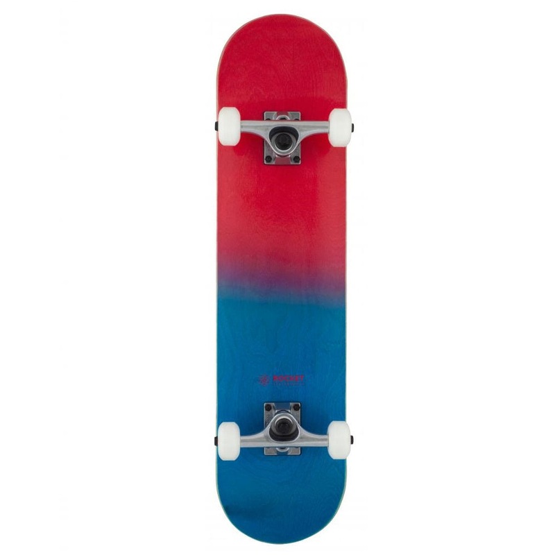 Rocket Double Dipped Red Skateboard - 7.5"