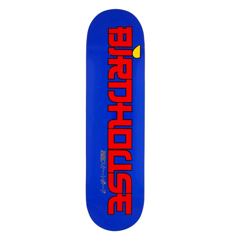Birdhouse Japan Logo Blue Skateboard Deck - 8.37"