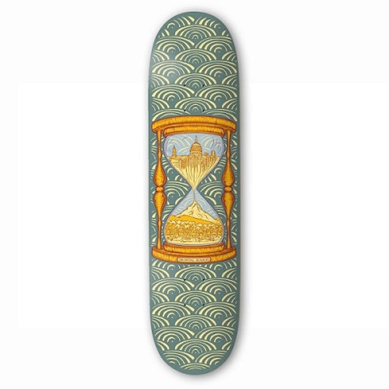 Drawing Boards Time Skateboard Deck - 8.0"