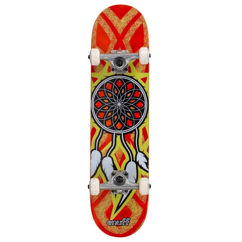 Enuff Dreamcatcher Skateboard - Orange/Yellow 7.75"
