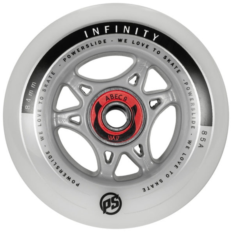 Powerslide Infinity 84mm Wheels With Abec 9 Bearings - Set of 4