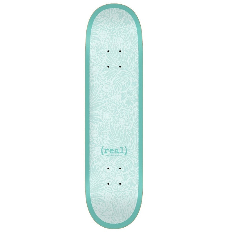 Real Flowers Renewal Turquoise PP Skateboard Deck - 8.25"