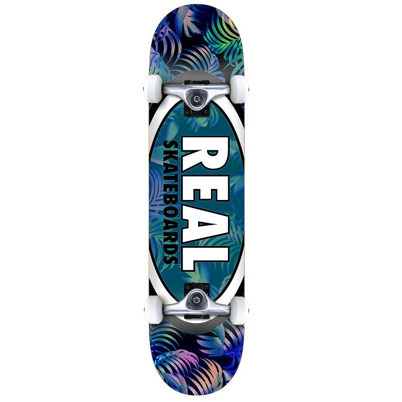 Real Team Tropic Ovals Small Skateboard - 7.5"