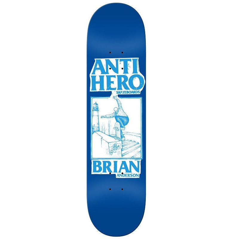 Anti Hero BA Lance Blue Skateboard Deck - 8.38"