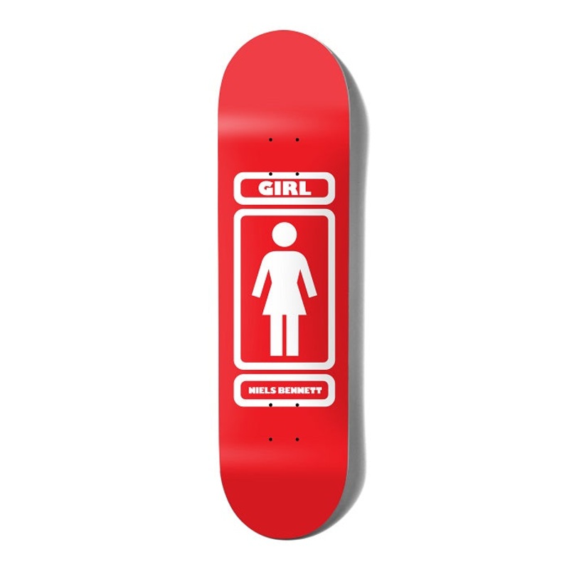 Girl Bennett 93 Til W40 V2 Skateboard Deck - 8.125"