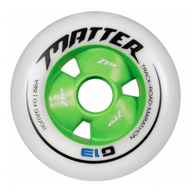 Matter G13 F0 Inline Skate Wheels 110mm 88a - 6 Pack