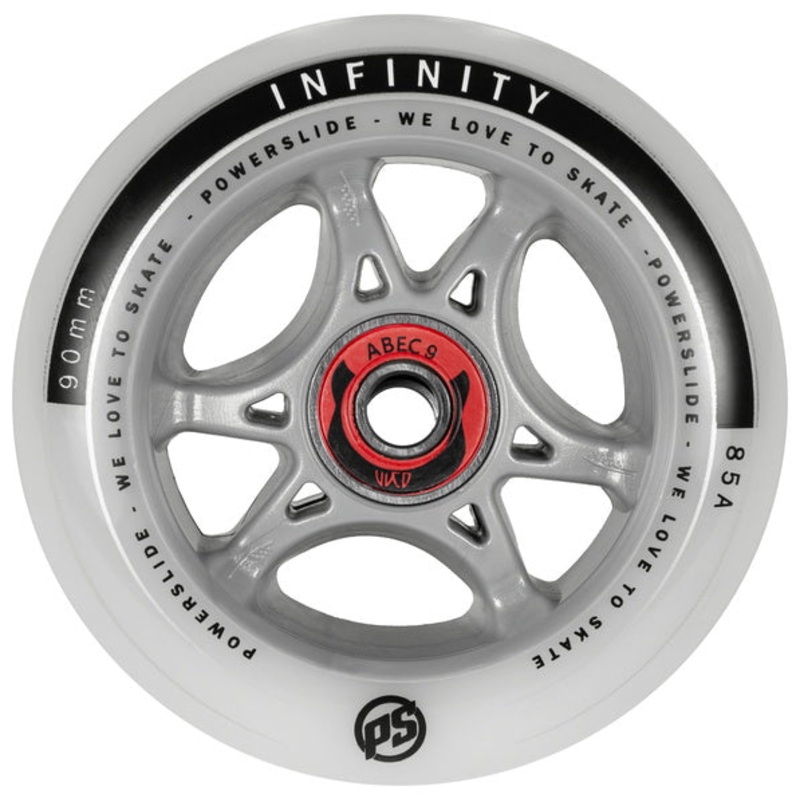 Powerslide Infinity 90mm Wheels With Abec 9 Bearings - Set of 4