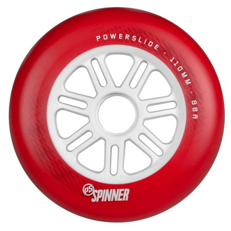 Powerslide Spinner Red Wheels 110mm 88a - Set of 6