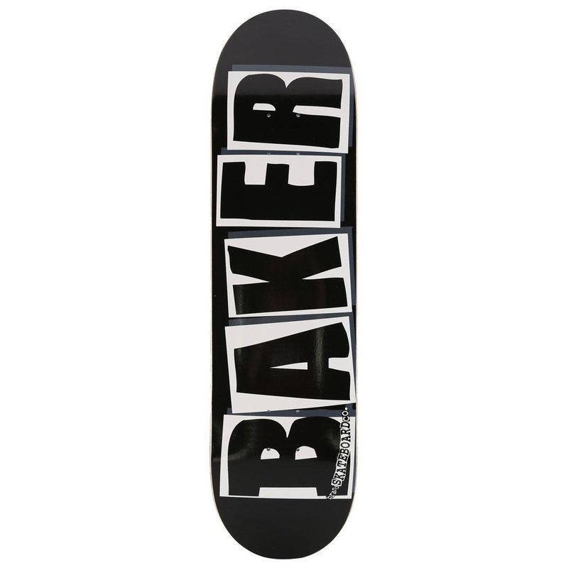 Baker Brand Logo Black/White Skateboard Deck - 8.0"