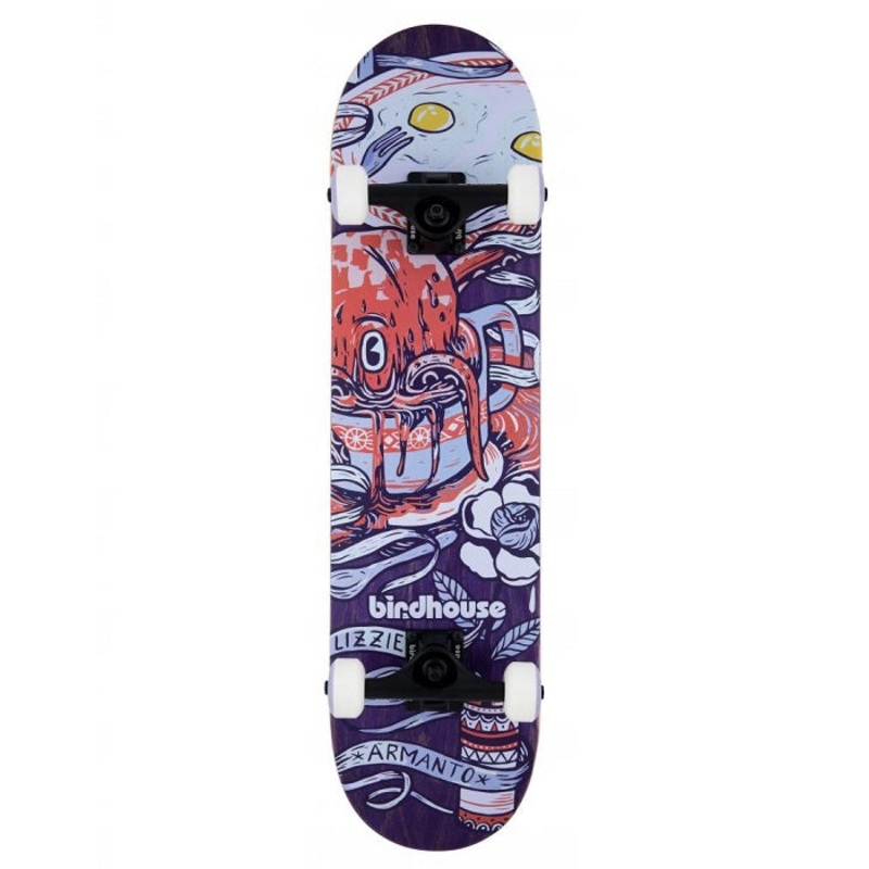 Birdhouse Stage 3 Armanto Favourites Purple Skateboard - 7.75"