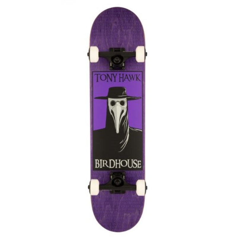 Birdhouse Stage 3 Plague Doctor Purple Skateboard - 7.5"