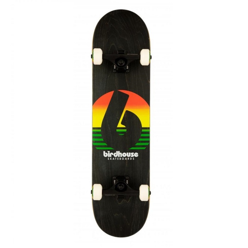Birdhouse Stage 3 Sunset Rasta Skateboard - 7.75"