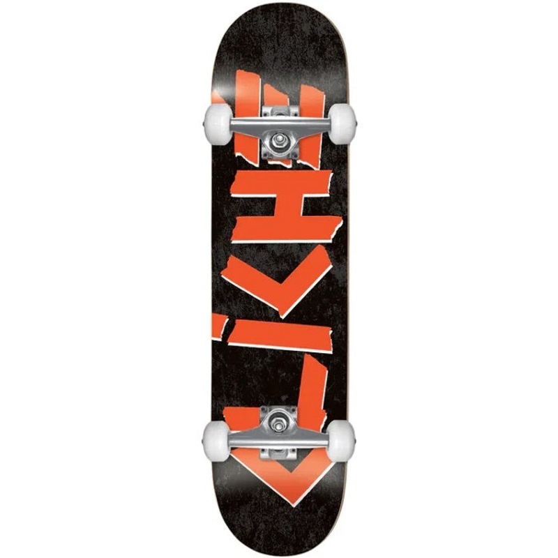 Cliche Scotch Black/Red Skateboard - 7.75"