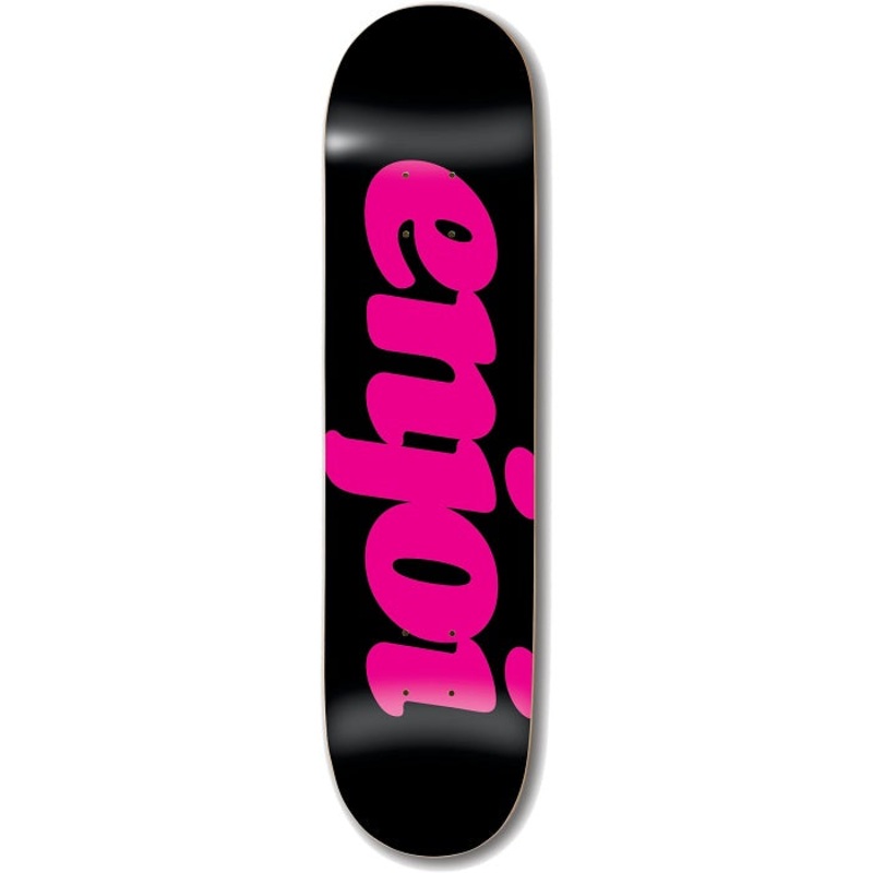 Enjoi Flocked Black HYB Skateboard Deck - 7.75"