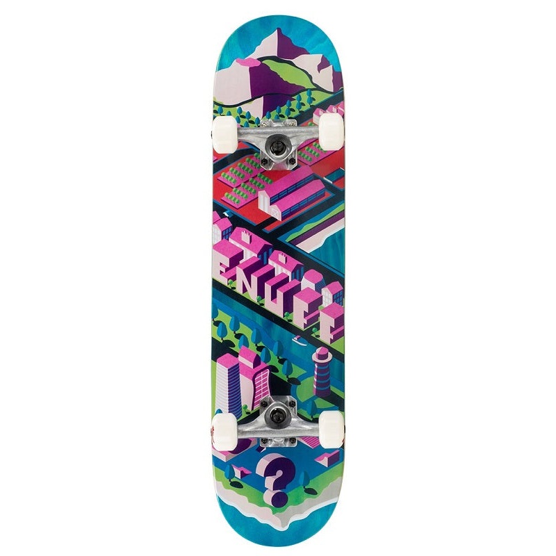 Enuff Isotown Blue Skateboard - 7.75"