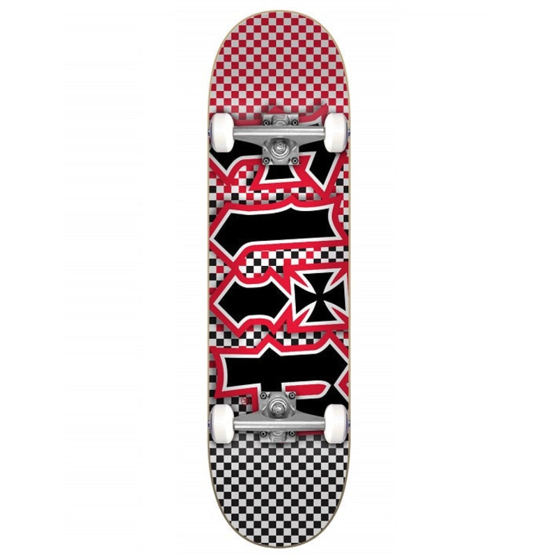 Flip HKD Fast Times Red Skateboard - 7.87"