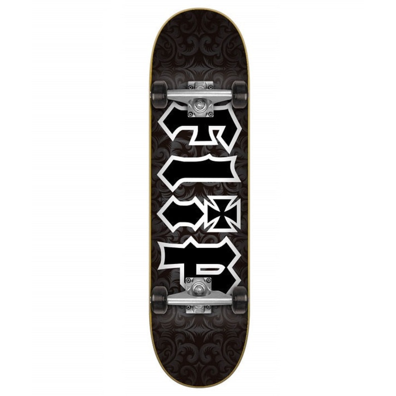 Flip HKD Gothic Black Skateboard - 8.0"