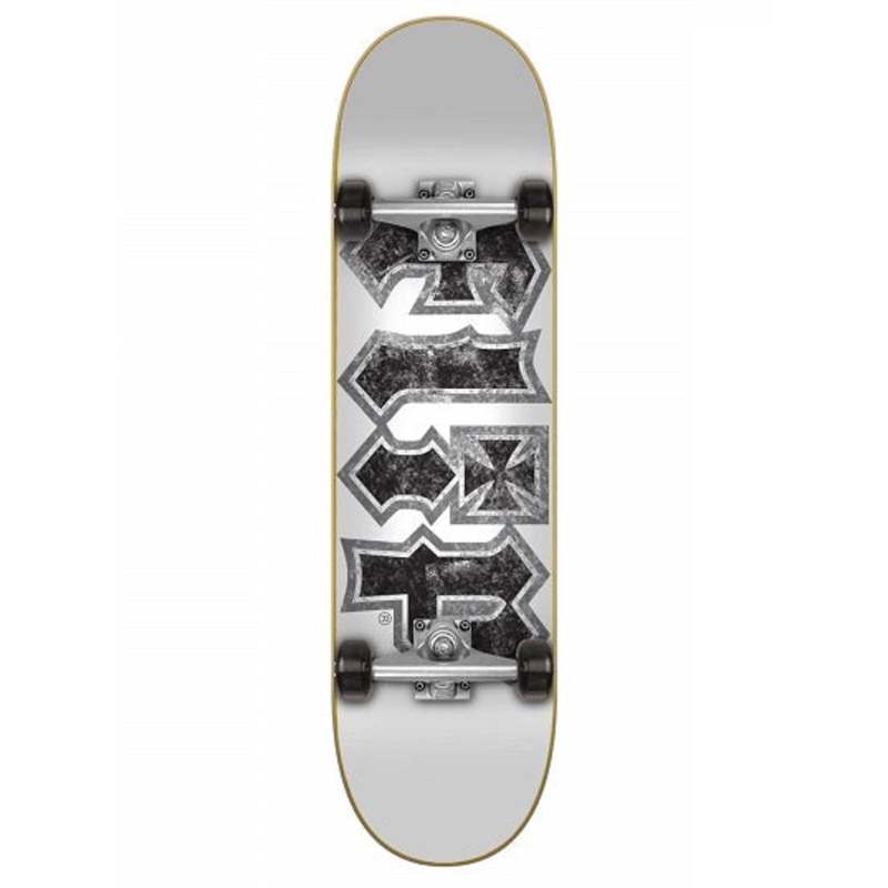 Flip HKD Thrashed White Skateboard - 7.75"