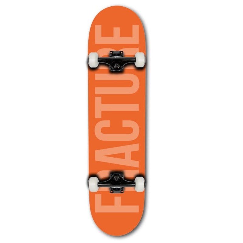 Fracture Fade Orange Skateboard - 8.0"