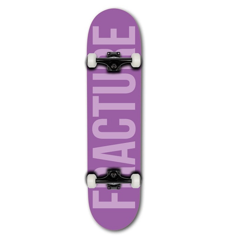 Fracture Fade Purple Skateboard - 7.75"