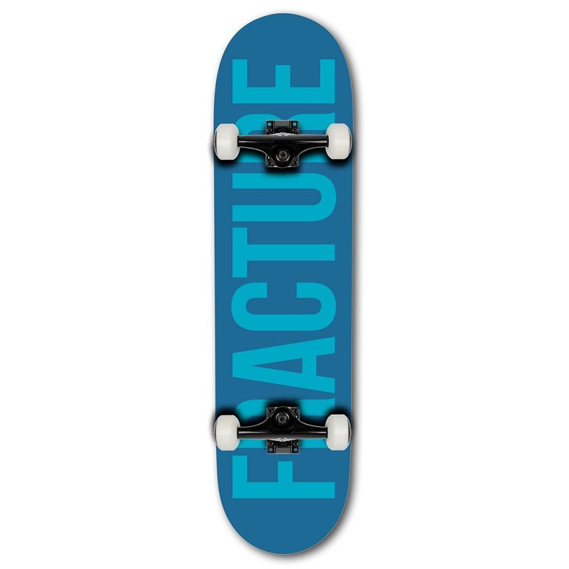 Fracture Fade Teal Skateboard - 8.25"