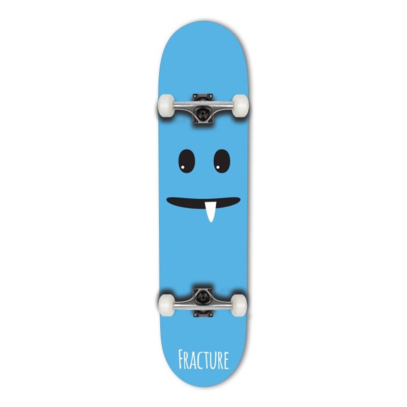 Fracture Lil Monsters Blue Skateboard - 7.75"