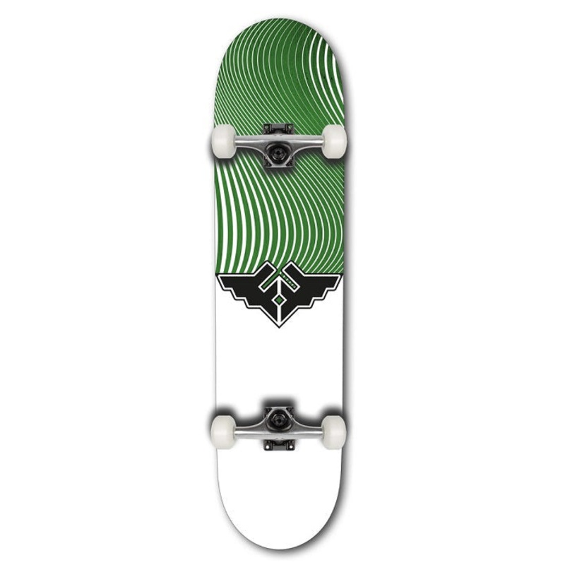Fracture Wings V4 Green Skateboard - 7.75"