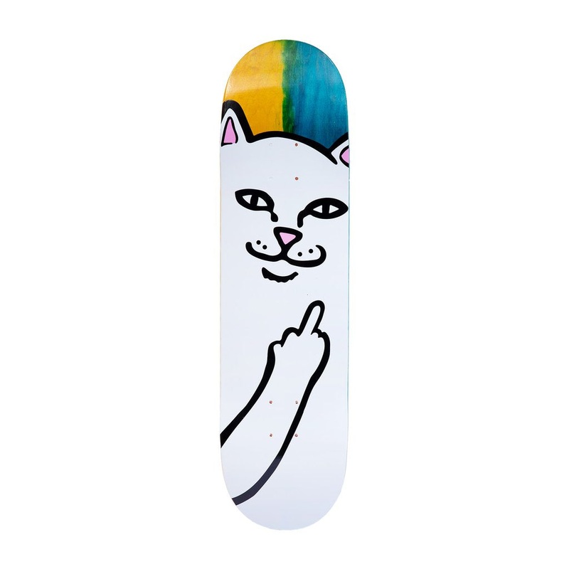 RIPNDIP Lord Nermal Skateboard Deck Blue/Yellow - 8.25"