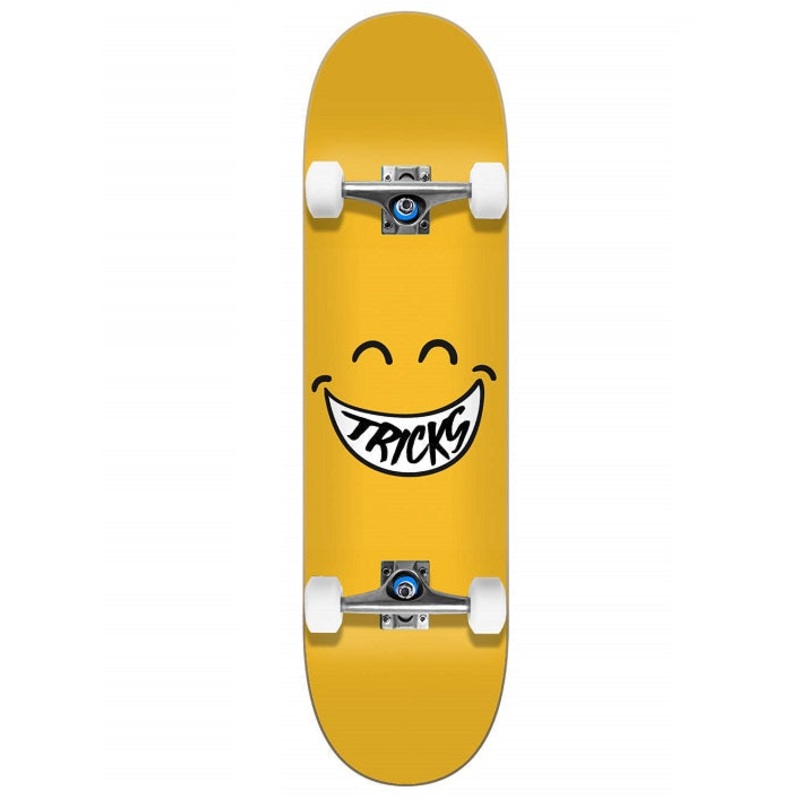 Tricks Smiley Mid Skateboard - 7.375"