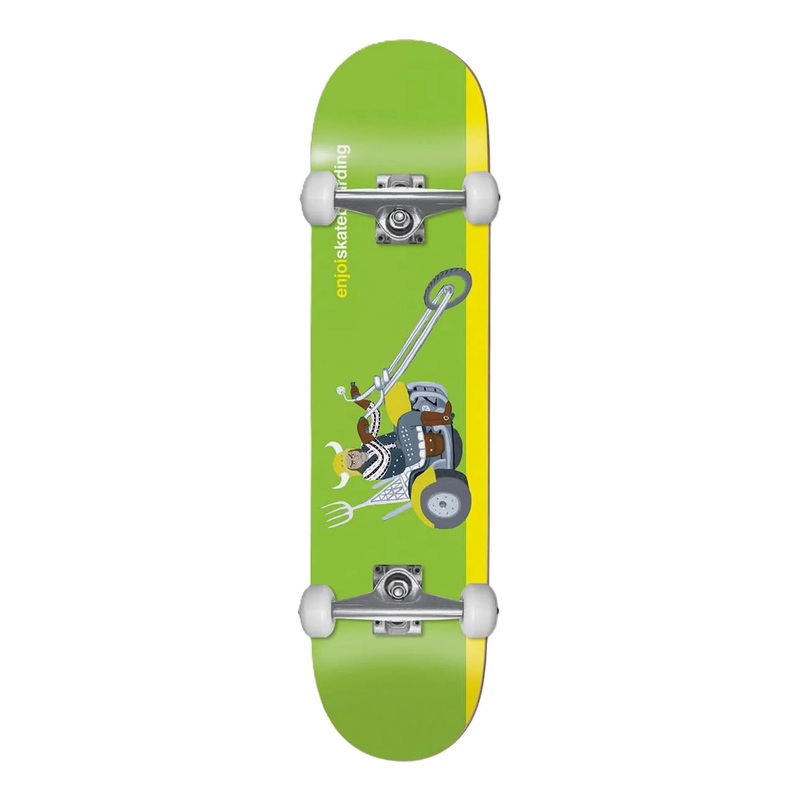 Enjoi Chopper FP Green Complete Skateboard - 8.25"