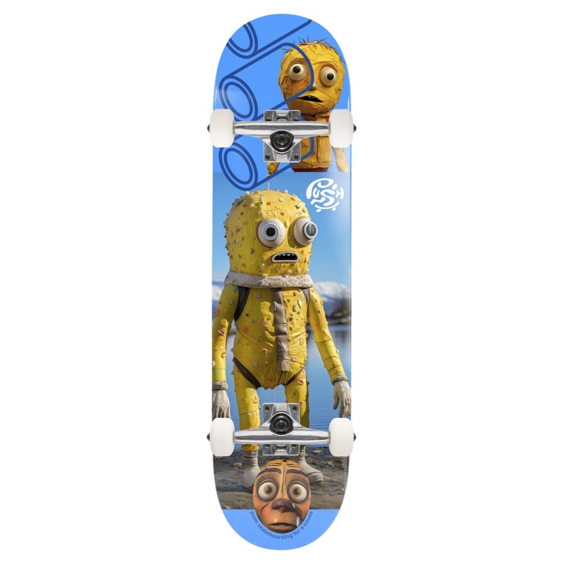 Push Yellow Man FP Complete Skateboard - 8.25"