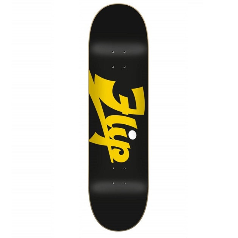 Flip Script Black Skateboard Deck - 8.25"