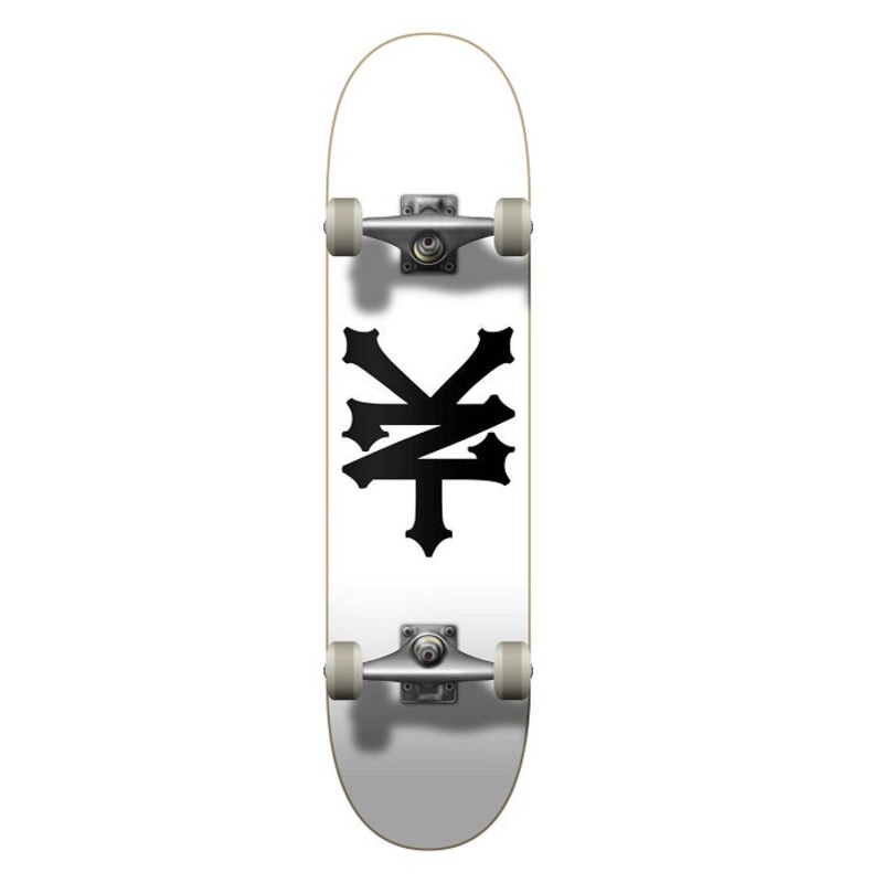 Zoo York OG 95 Crackerjack White Skateboard - 7.75"