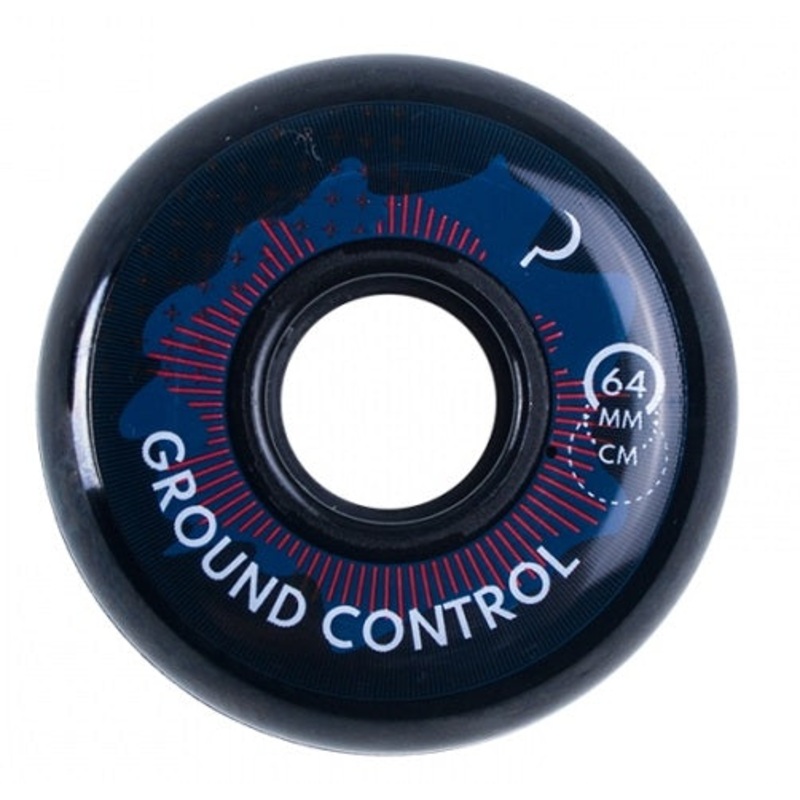 Ground Control Turbulence Black Wheels 64mm 90a - Set of Four