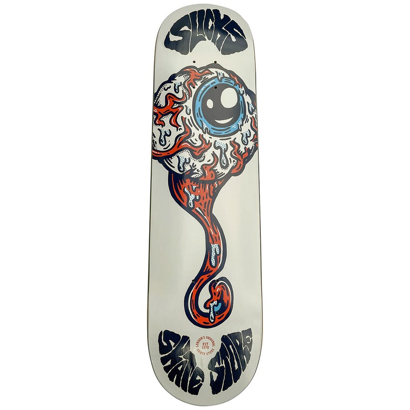 Slick's Skate Store Psychedelic Eye Shop Deck - 8.5"