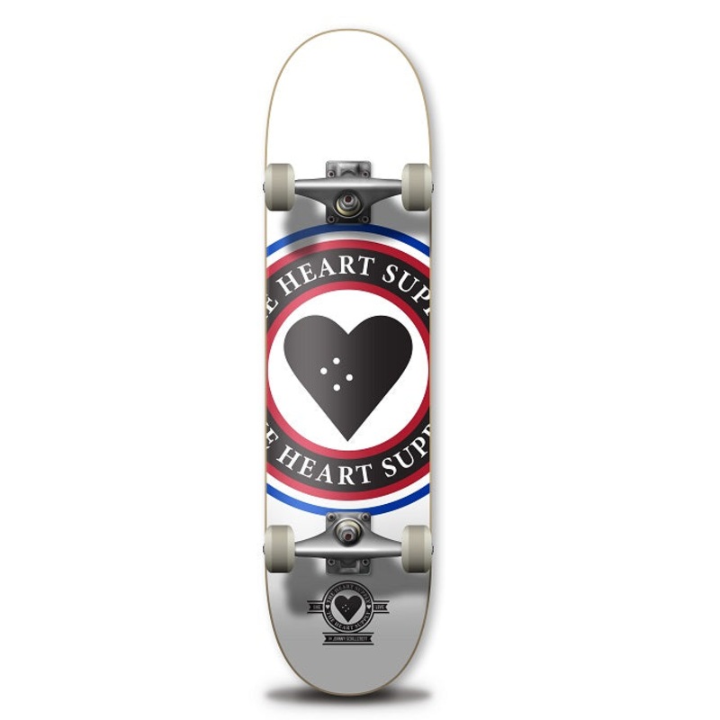 The Heart Supply Insignia White Skateboard - 8.25"