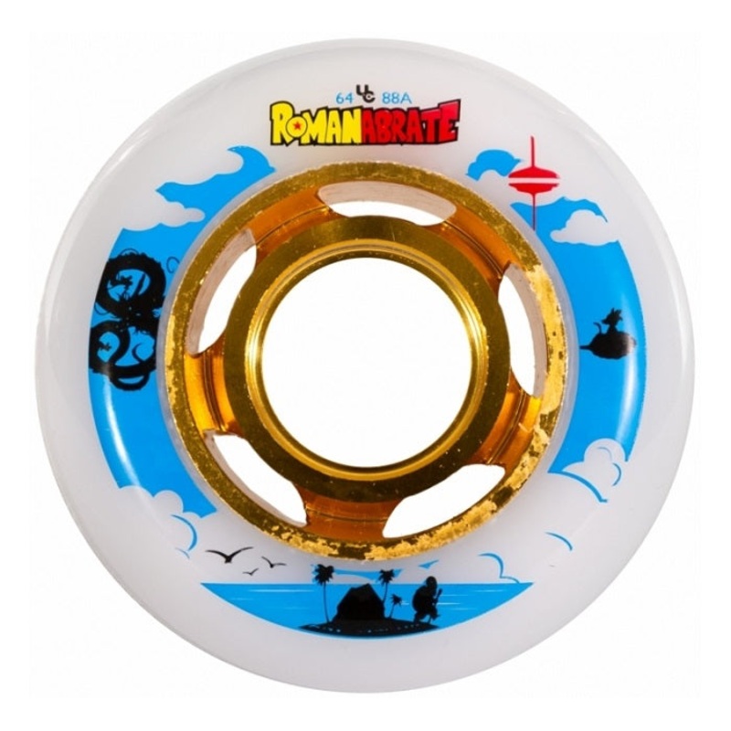 Undercover Apex Aluminium Core Roman Abrate Wheels 64mm 88a - Set of 4