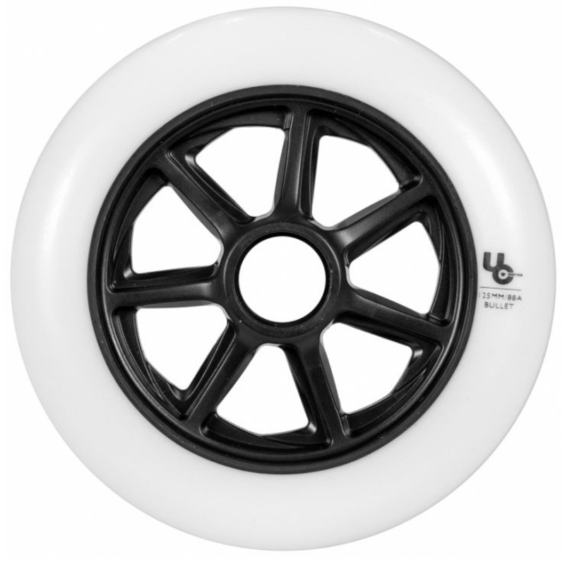 Undercover Team Wheels Bullet Radius 125mm 88a - Set of 8