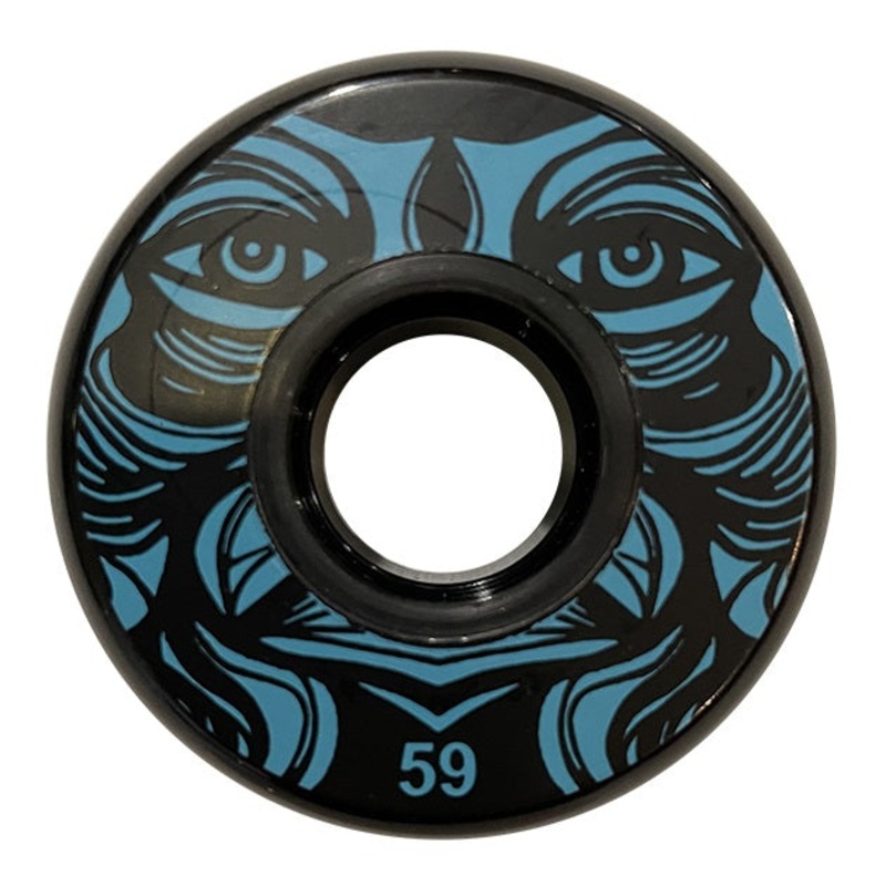Kaltik Face Black Wheels 59mm 90a - Set of 4