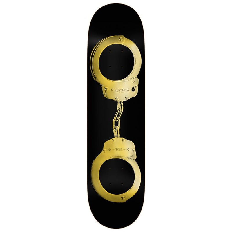 Real Busenitz Gold Cuffs Deck - 8.5"