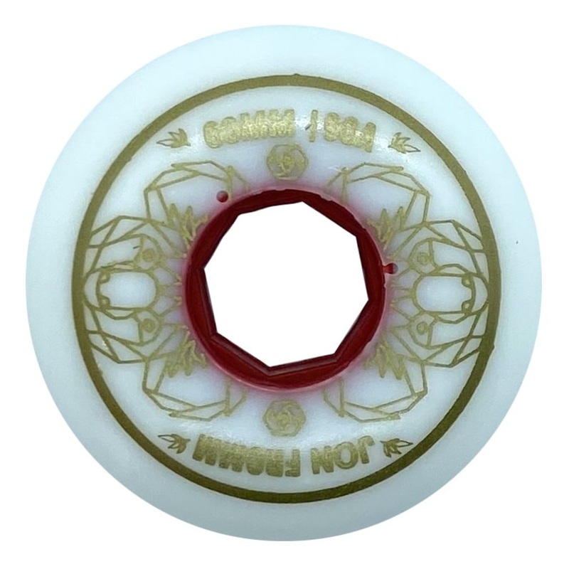 Red Eye Jon Froom White Wheels 60mm 90a - Set of 4
