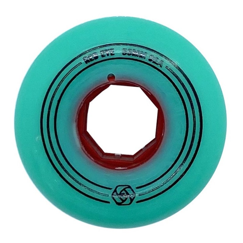 Red Eye Team Teal Wheels 55mm 92a - Set of 4