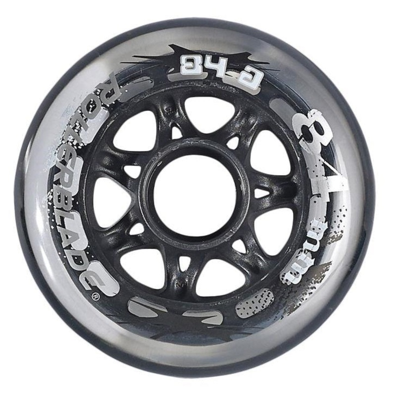 Rollerblade Recreational Wheels 84mm 84a - Set of 8