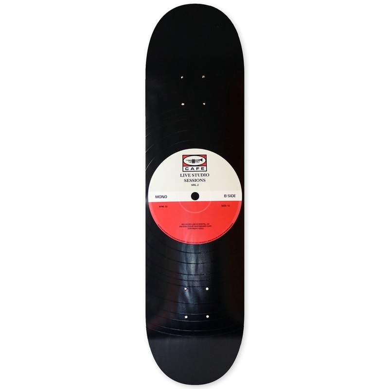 Skateboard Cafe "45" Grey/Cardinal Deck - 8.25"